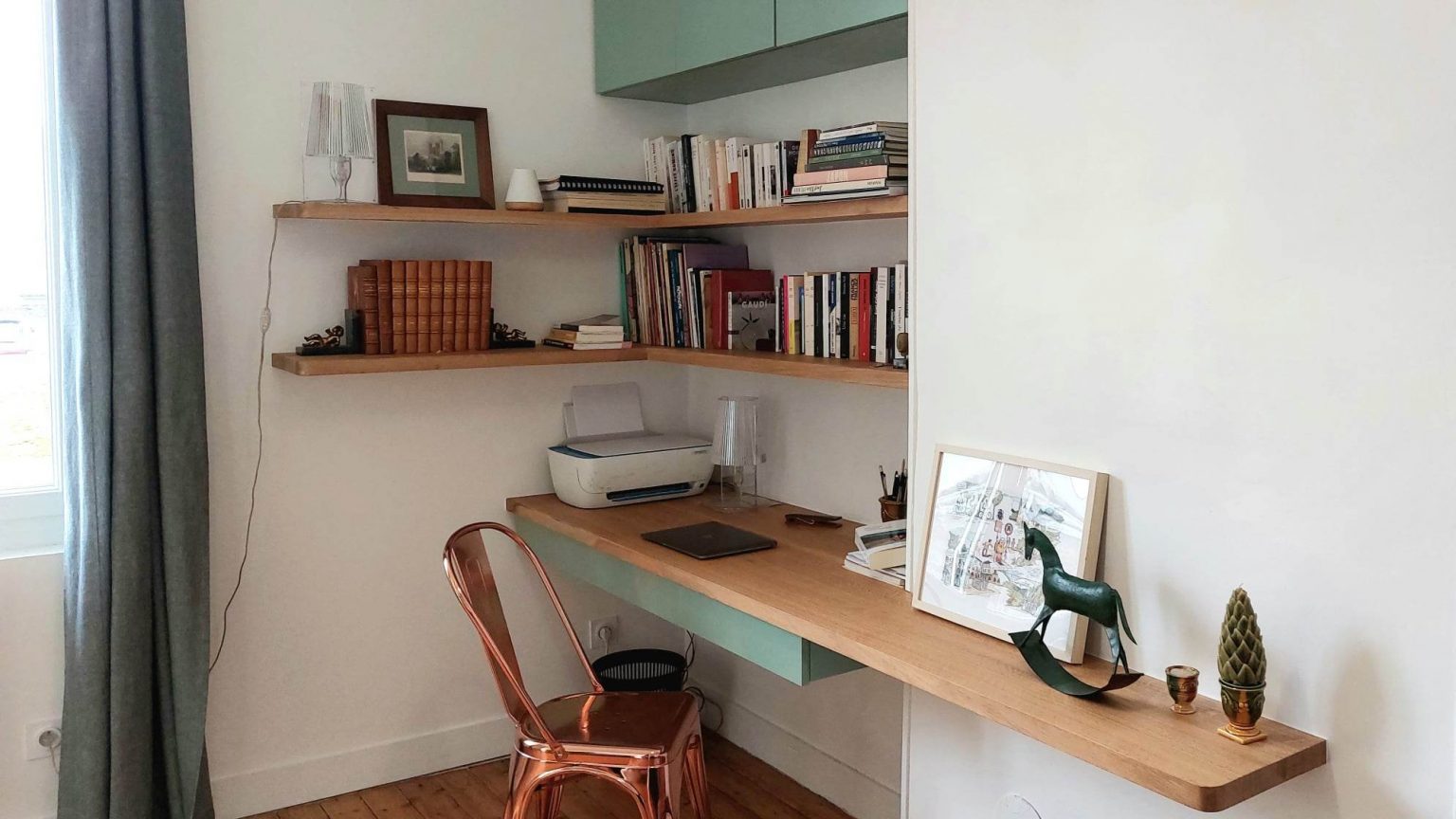 Architecte Décoratrice d'intérieur Trouville | Alizée Florsch | Dose Déco bureau sur mesure