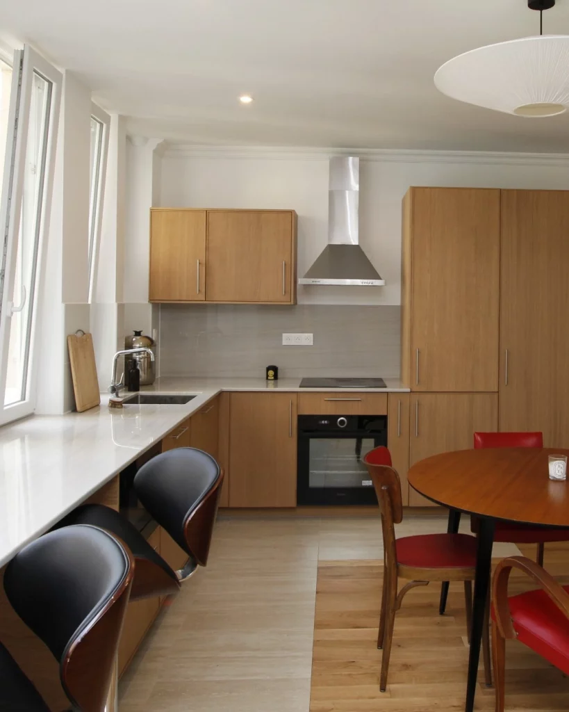 rénovation cuisine architecte d'intérieur paris 18ème
